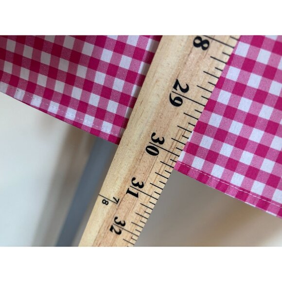 Vineyard Vines Shirt On-The-Go Performance Pink White Gingham Men XL Long Sleeve - Picture 10 of 13